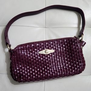 Elliott Luca Woven Leather Bagette